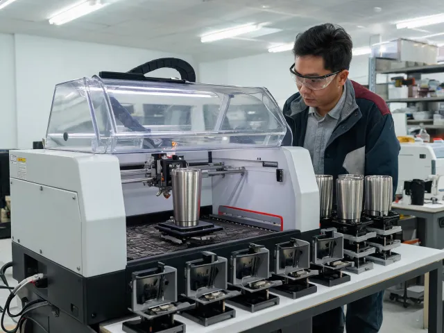 Personalization studio laser engraving drinkware