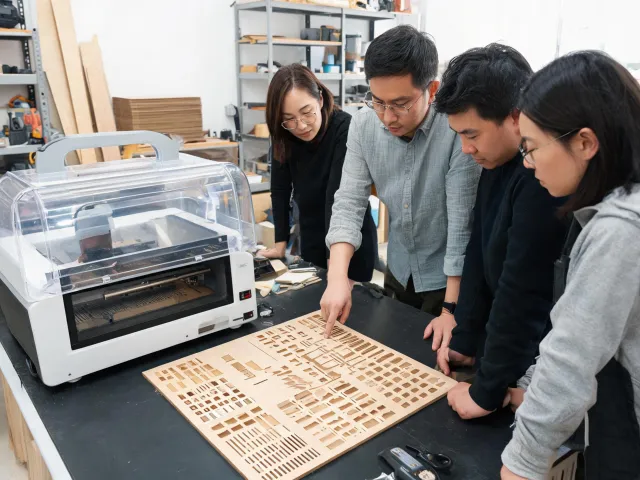 Supervised laser learning session